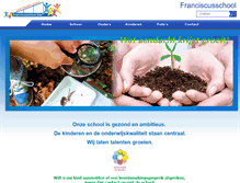Tablet Screenshot of franciscusschool-skovv.nl